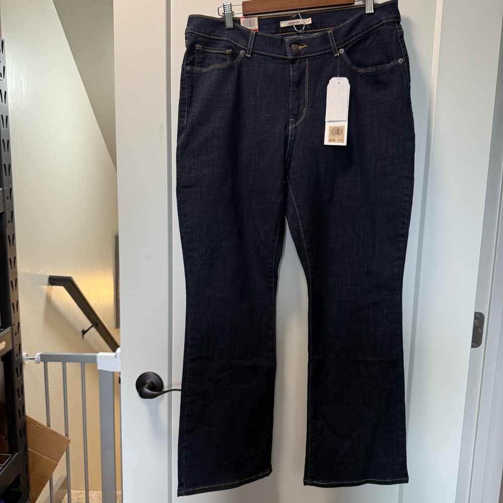 NWT Levi's Classic‎ Bootcut Jean Dark Wash High Waist Stretch 32x30